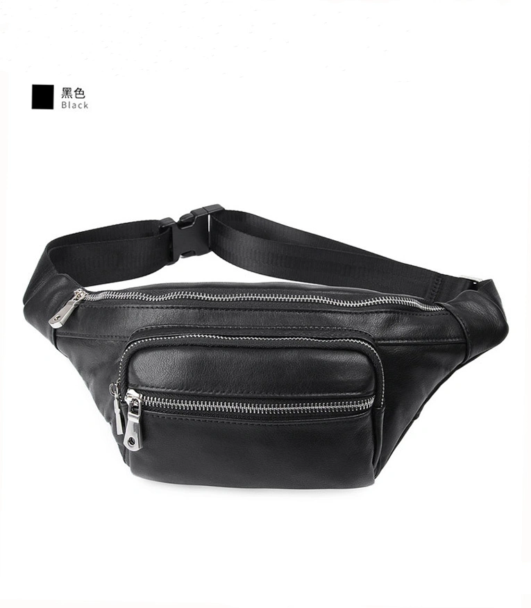 Customized Fashion PU Leather Crossbody Waist Bag Multi-Purpose Waist Fanny Pack