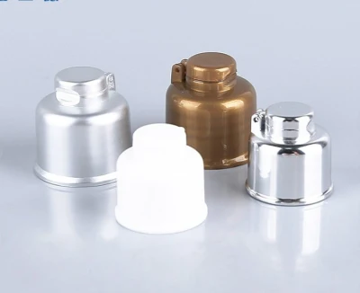 Prezzo economico del tappo di bottiglia d'argento della fabbrica della Cina 20/410 24/410 28/410 Tappo superiore in plastica per bottiglia di detergente viso